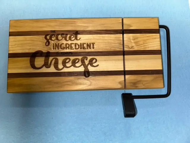 Handcrafted Wooden Cheese Slicer