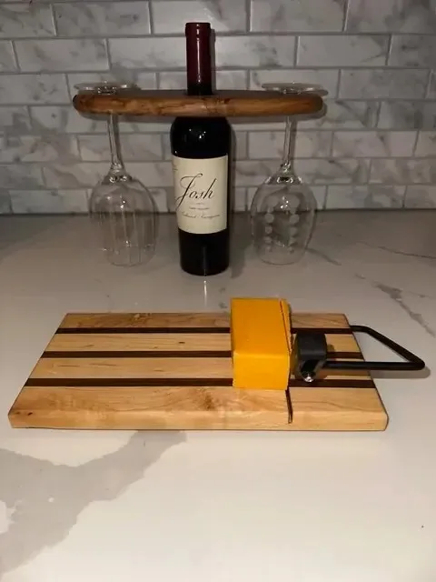 wine caddies and cheese slicer