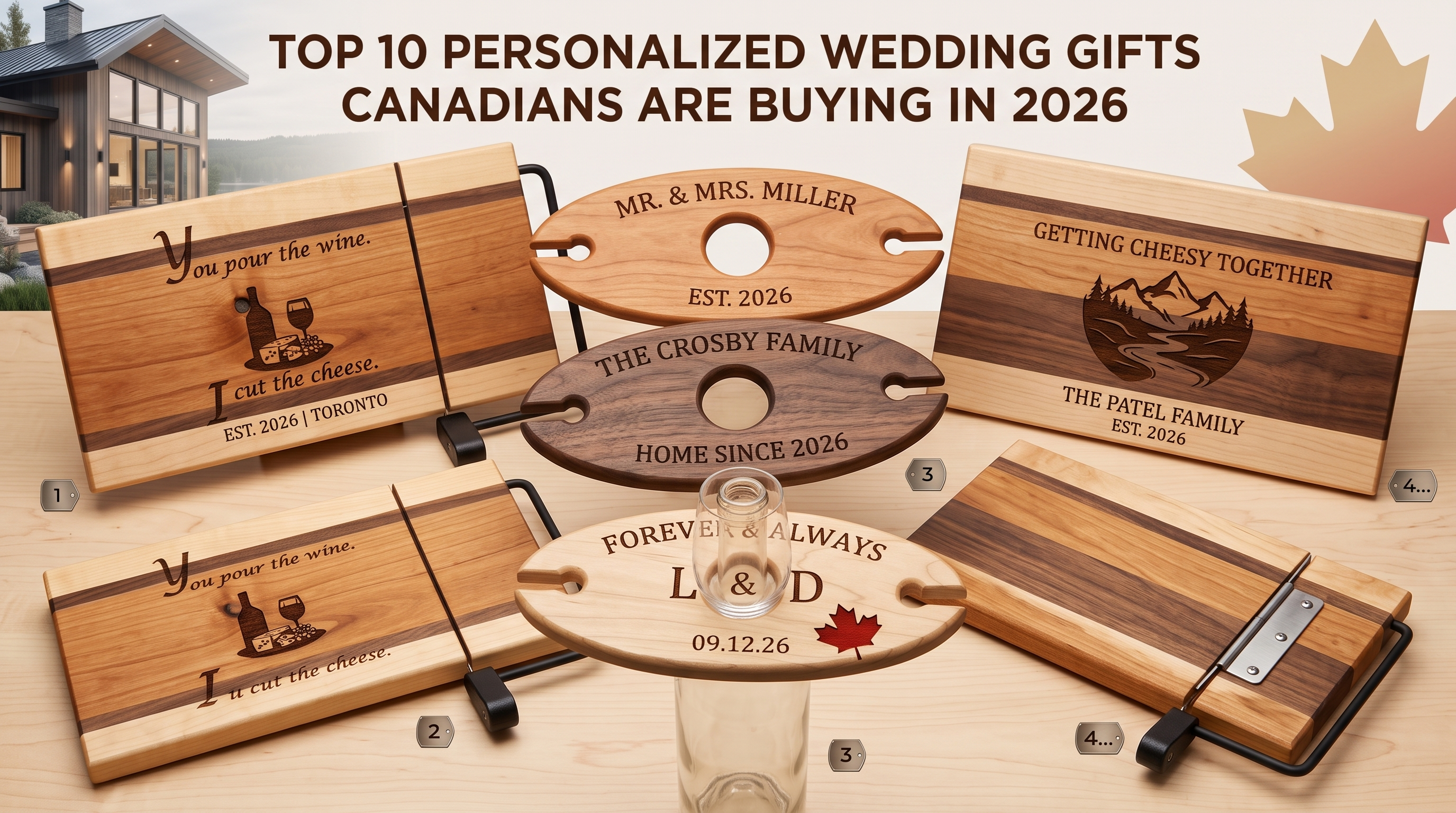 Top 10 Personalized Wedding Gifts Canadians Are Buying in 2026